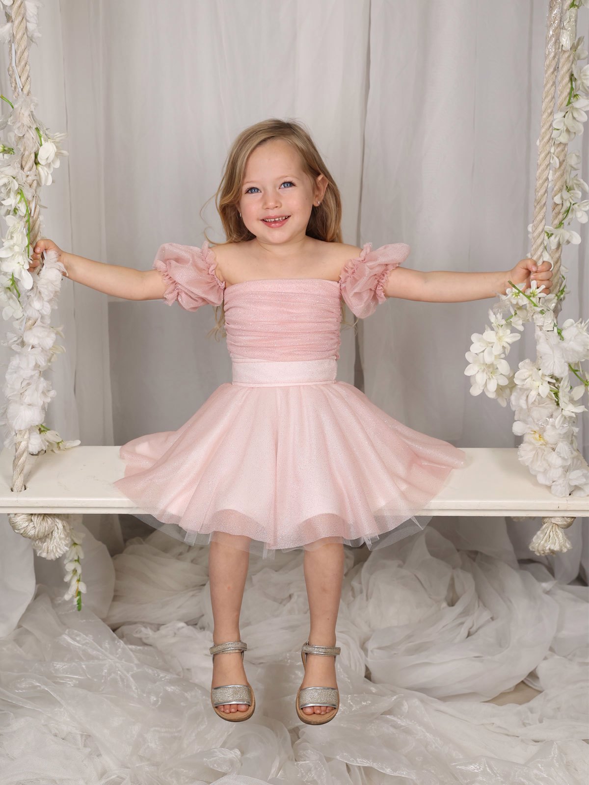 שמלת SHINE ורוד