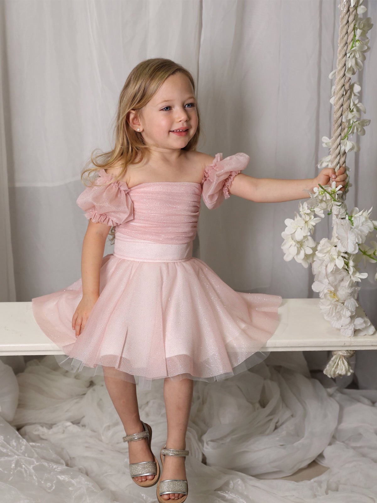 שמלת SHINE ורוד