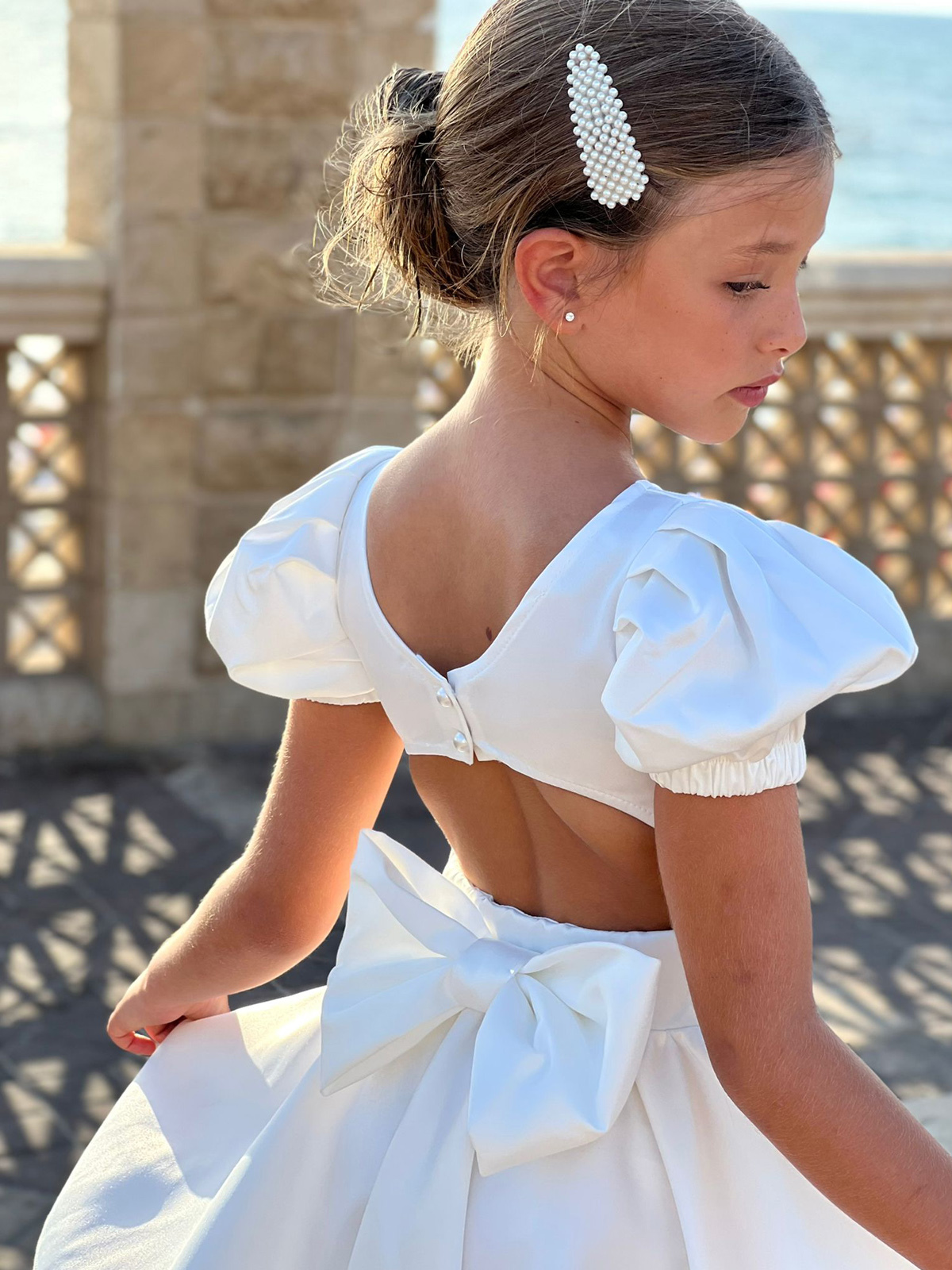 שמלת FLOWLESS שמנת