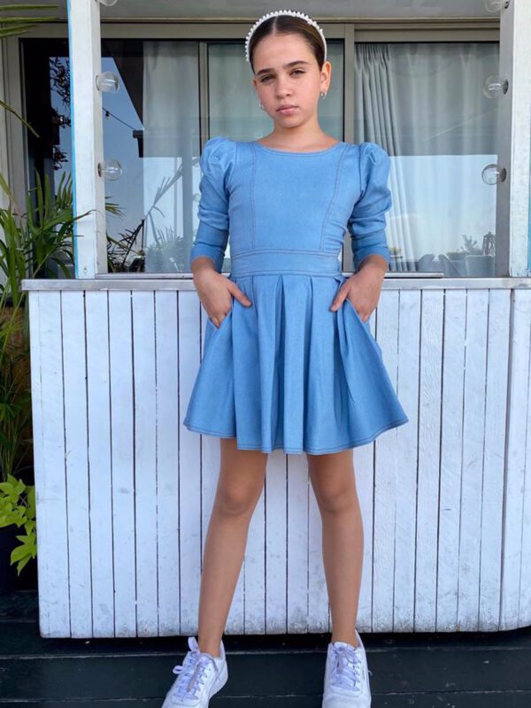 שמלת ג’ינס LIGHT BLUE