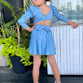 שמלת ג’ינס LIGHT BLUE